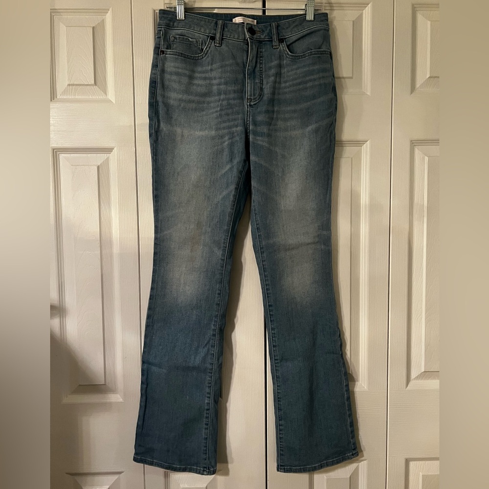 LC Lauren Conrad Blue Barely Bootcut Jeans